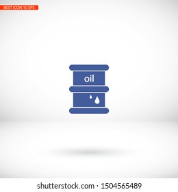 Vector icon barrel 10 EPS . Lorem Ipsum Illustration design