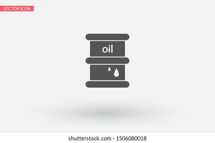 Vector icon barrel 10 EPS . Lorem Ipsum Illustration design