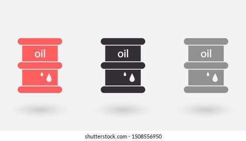 Vector icon barrel 10 EPS . Lorem Ipsum Illustration design
