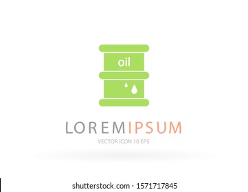 Vector icon barrel 10 EPS . Lorem Ipsum Illustration design