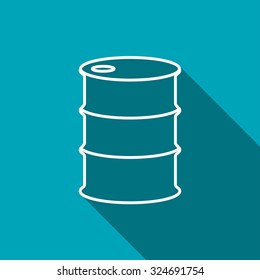 Vector icon barrels of oil