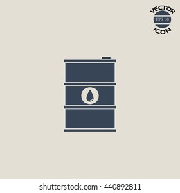 Vector icon barrels of oil