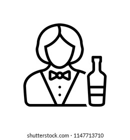 Vector Icon For Bartender