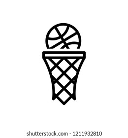 Vector icon for Basketball
