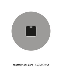 vector icon of bathroom scale