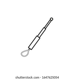 Vektorillustration-Symbol, weißer Hintergrund