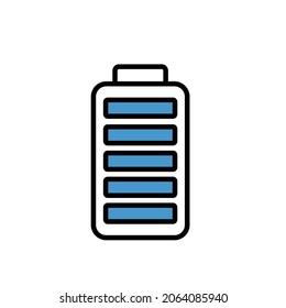 Vector Icon Battery 100% Full