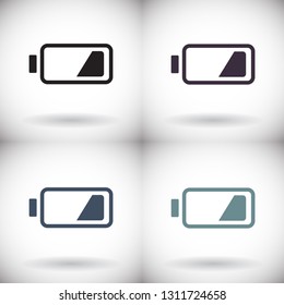 vector icon battery