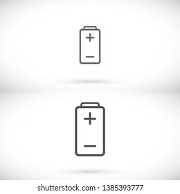 vector icon battery . Lorem Ipsum Illustration design