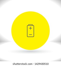 vector icon battery . Lorem Ipsum Illustration design