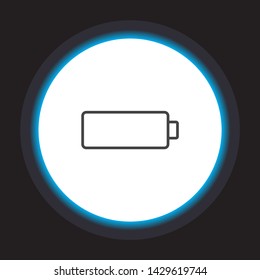 vector icon battery . Lorem Ipsum Illustration design
