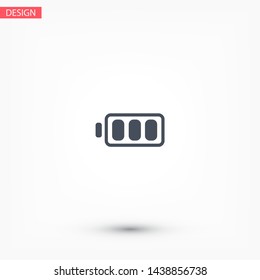 vector icon battery . Lorem Ipsum Illustration design