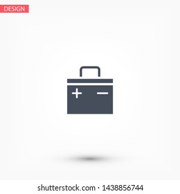 vector icon battery . Lorem Ipsum Illustration design
