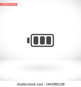 vector icon battery . Lorem Ipsum Illustration design