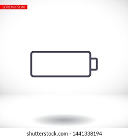 vector icon battery . Lorem Ipsum Illustration design