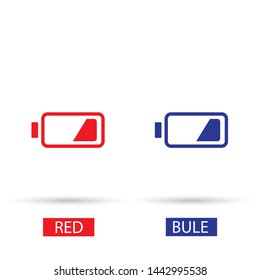 vector icon battery . Lorem Ipsum Illustration design