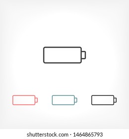 vector icon battery . Lorem Ipsum Illustration design