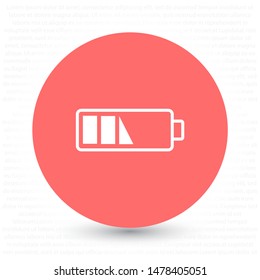 vector icon battery . Lorem Ipsum Illustration design