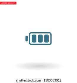 vector icon battery . Lorem Ipsum Illustration design