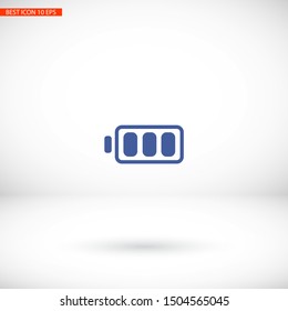 vector icon battery . Lorem Ipsum Illustration design
