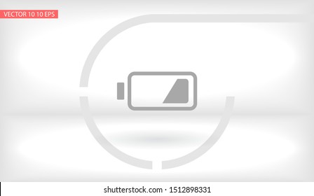 vector icon battery . Lorem Ipsum Illustration design