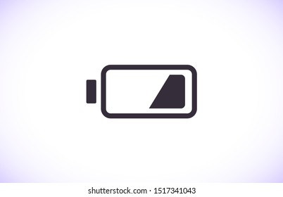 vector icon battery . Lorem Ipsum Illustration design