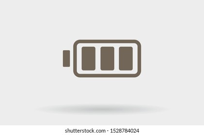 vector icon battery . Lorem Ipsum Illustration design