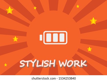 vector icon battery . Lorem Ipsum Illustration design