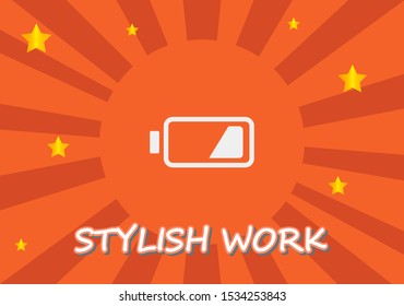 vector icon battery . Lorem Ipsum Illustration design