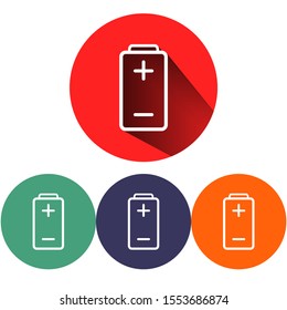 vector icon battery . Lorem Ipsum Illustration design