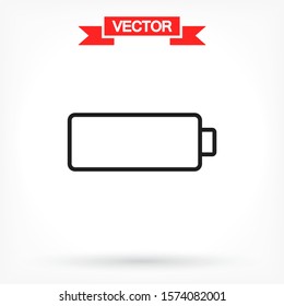 vector icon battery . Lorem Ipsum Illustration design