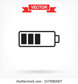 vector icon battery . Lorem Ipsum Illustration design