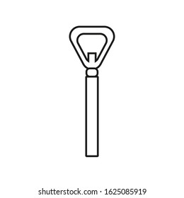 Vector icon, of beer bottle opener