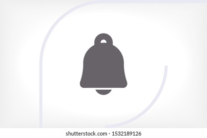 Vector icon bell 10 EPS . Lorem Ipsum Illustration design
