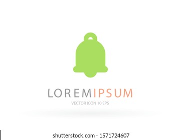 Vector icon bell 10 EPS . Lorem Ipsum Illustration design
