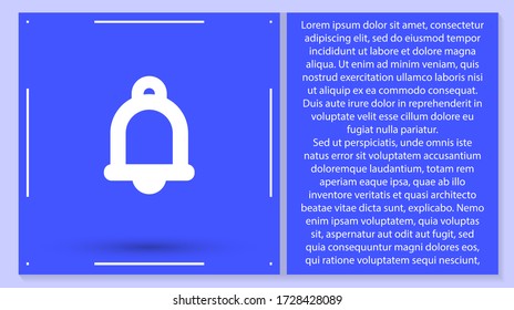 Vector icon belle 10 EPS . Lorem Ipsum Illustration design