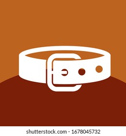 A vector icon of a belt