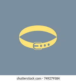 Vector icon of belt. Eps-10.
