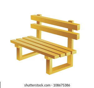 vector icon bench