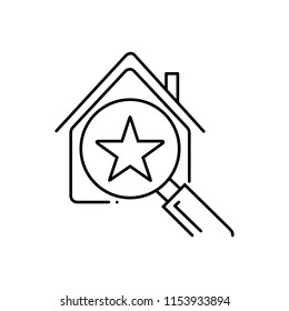 Vector icon for best home