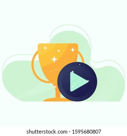 vector icon, best movie, most popular movie. Can be used for, landing pages, templates, UI, web, homepage, posters, banners, leaflets, coupons