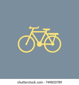 Vector icon of Bicycle. Eps-10.