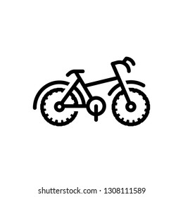 Vector icon for bike
