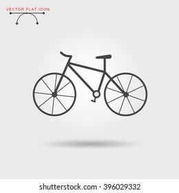 Vector icon. Bike picture