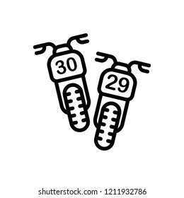 Vector icon for Bike Racing