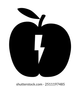 Icono de Vector del poder de la biomasa
