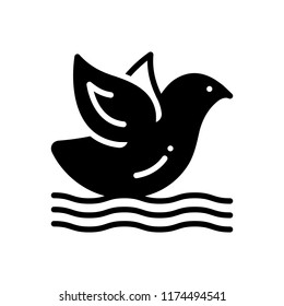 Vector icon for bird