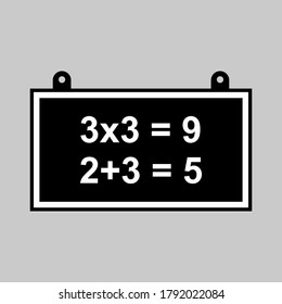 Vector icon for black board