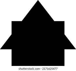Vector icon in black color.
