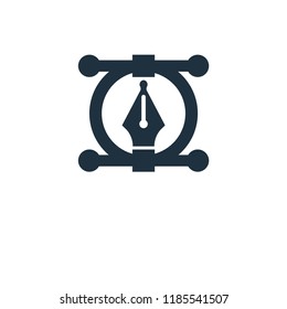 Vector icon. Black filled vector illustration. Vector symbol on white background. Can be used in web and mobile.
